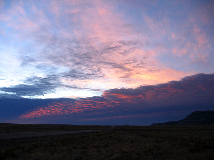 Arizona Sunrise | Canon Powershot A520/5.8mm (~??mm 35mm equiv) | 1/60s | f2.6 | ISO100? | handheld