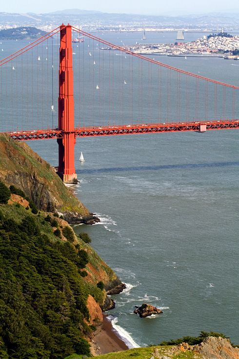 Golden Gate Beach || Canon350d/EF70-200/F4L@70| 1/800s | f10 | ISO400 | tripod