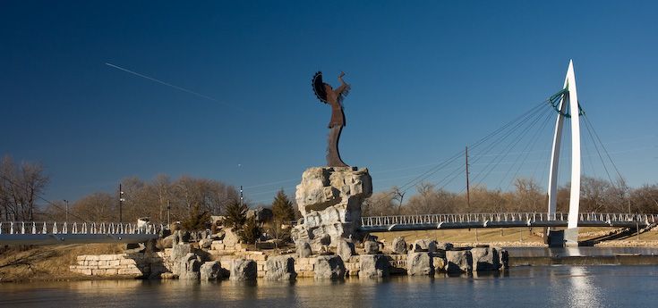 Keeper of the Plains || Canon40d/EF17-55/F2.8EFS@28 | 1/125s | f7.1 |  ISO100 | handheld