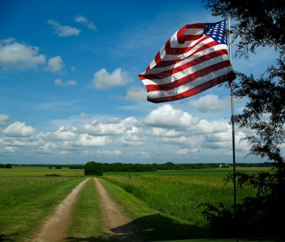 Memorial Day Flag || CanonA630/35-140/F2.8-4.1@35 | 1/1000s | f4.1 |  ISO80 | handheld