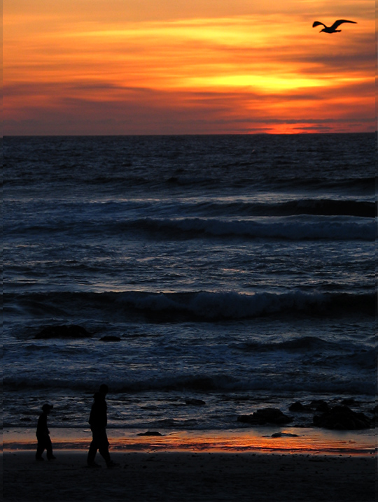 Pacific Grove Sunset || CanonG3/28.8mm (138mm 35mm equiv) | 1/320s | f4 | ISO50 | handheld