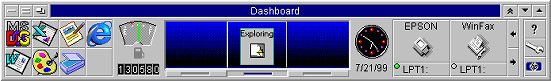 hp's early 90's dashboard