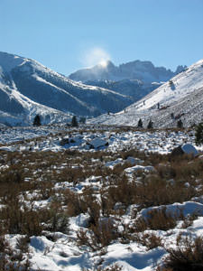 Blowing Snow, the Crags, near Twin Lakes