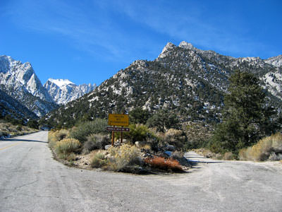 Whitney Portal Road, at Hogback Road