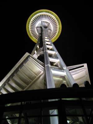 Space Needle at night