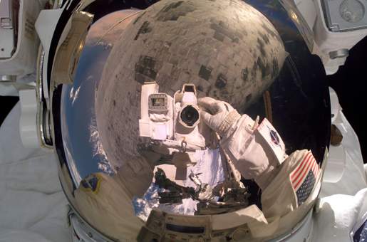 self-portrait in space