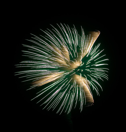 Lindsborg fireworks,  July 4th