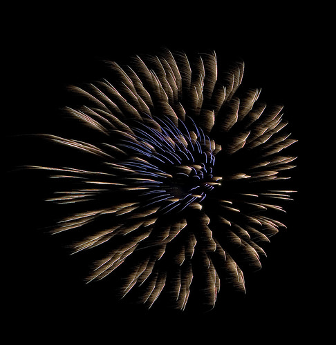 Lindsborg fireworks,  July 4th