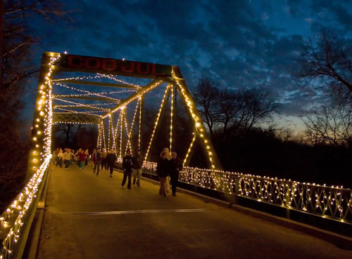 bridge lighting/holiday kickoff