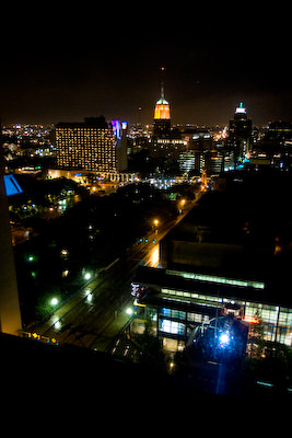 San Antonio at night