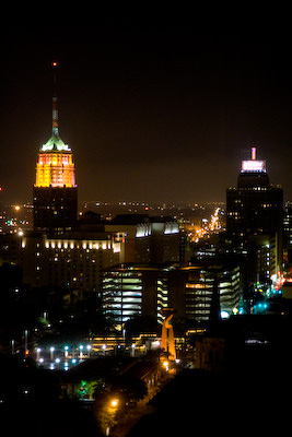 San Antonio at night