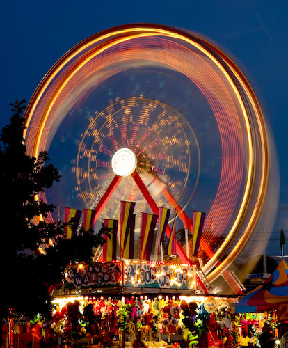 Kansas State Fair, long exposure