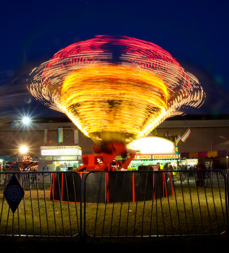 Kansas State Fair, long exposure