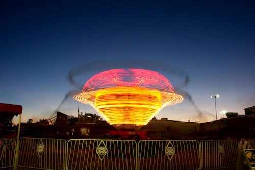 Kansas State Fair, long exposure