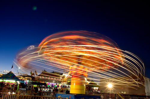 Kansas State Fair, long exposure