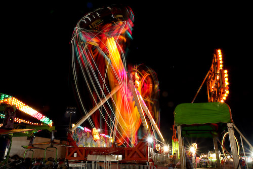 Kansas State Fair, long exposure