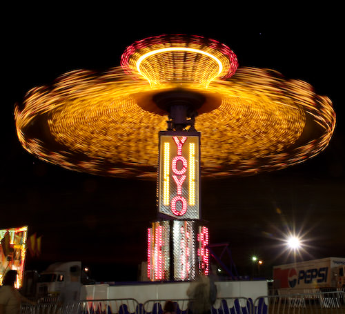 Kansas State Fair, long exposure