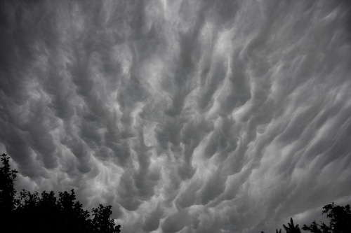 intense clouds