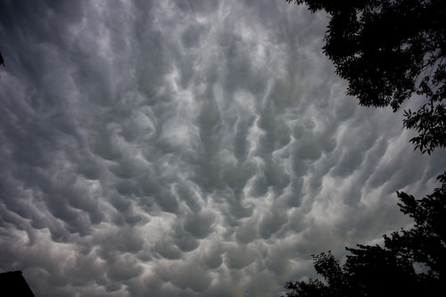 intense clouds