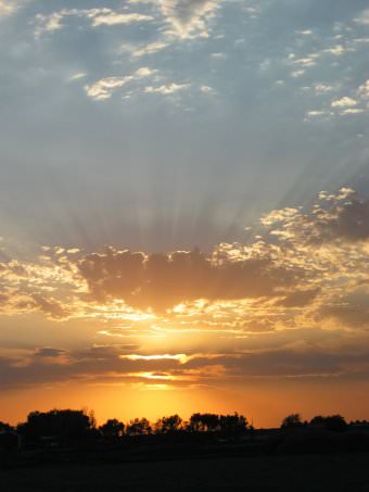 Colorado Sunset, July 2003