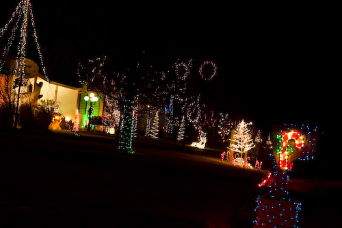 Lindsborg holiday lights