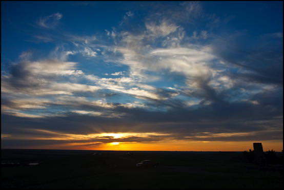 late spring evening