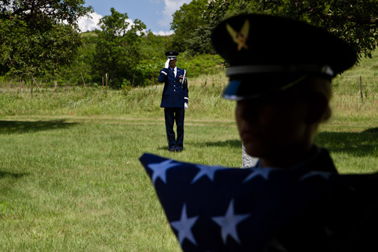 Saluting Dad