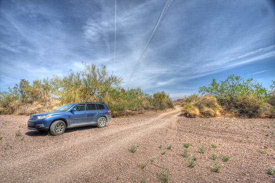 Desert near Blythe