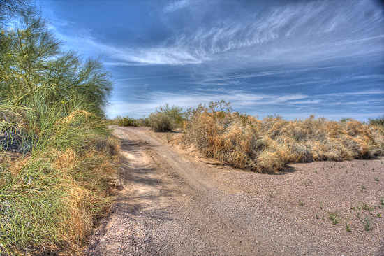 Desert near Blythe