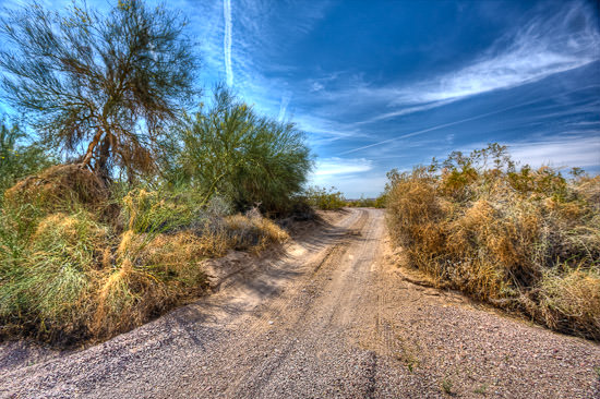 Desert near Blythe