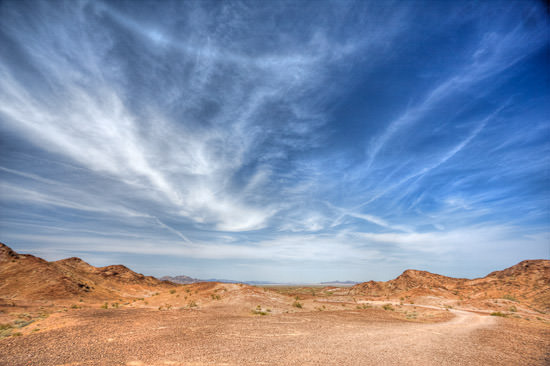 Desert near Blythe