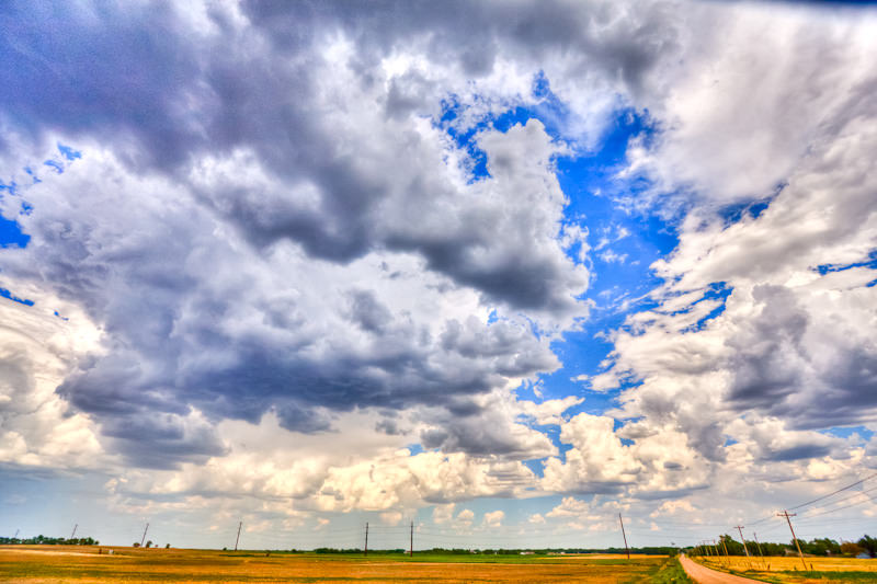 July clouds