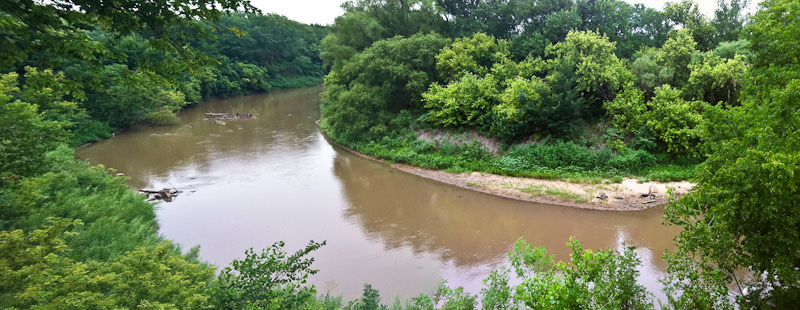 Smoky Hill River panorama