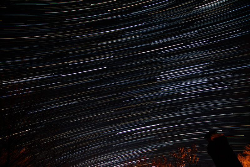 star trails