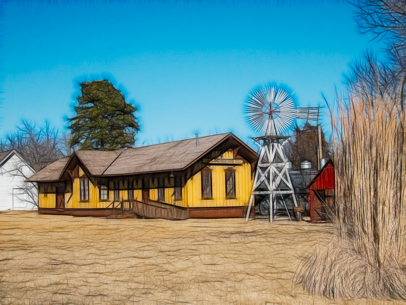 fractalius train station