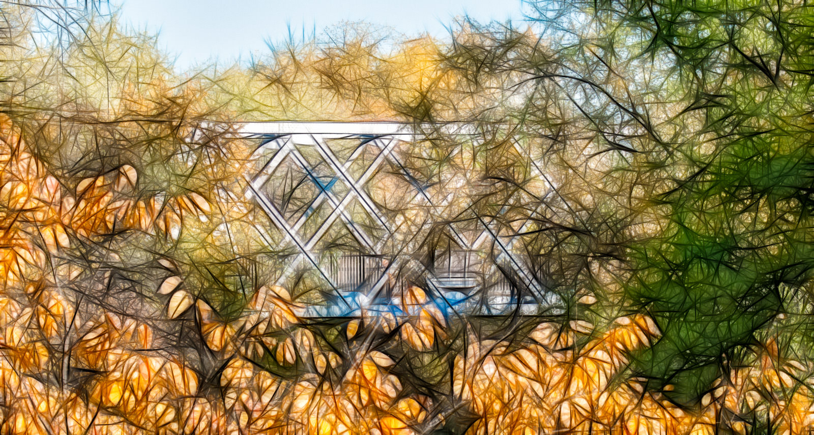 Smoky Hill River Train Bridge