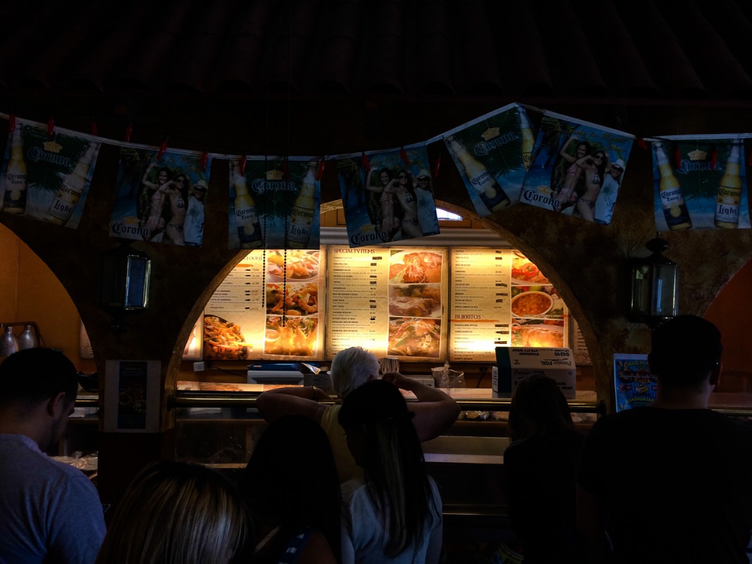 View inside from the now defunct Guadalajara Bakery & Market No 2 on Empire St in San Jose