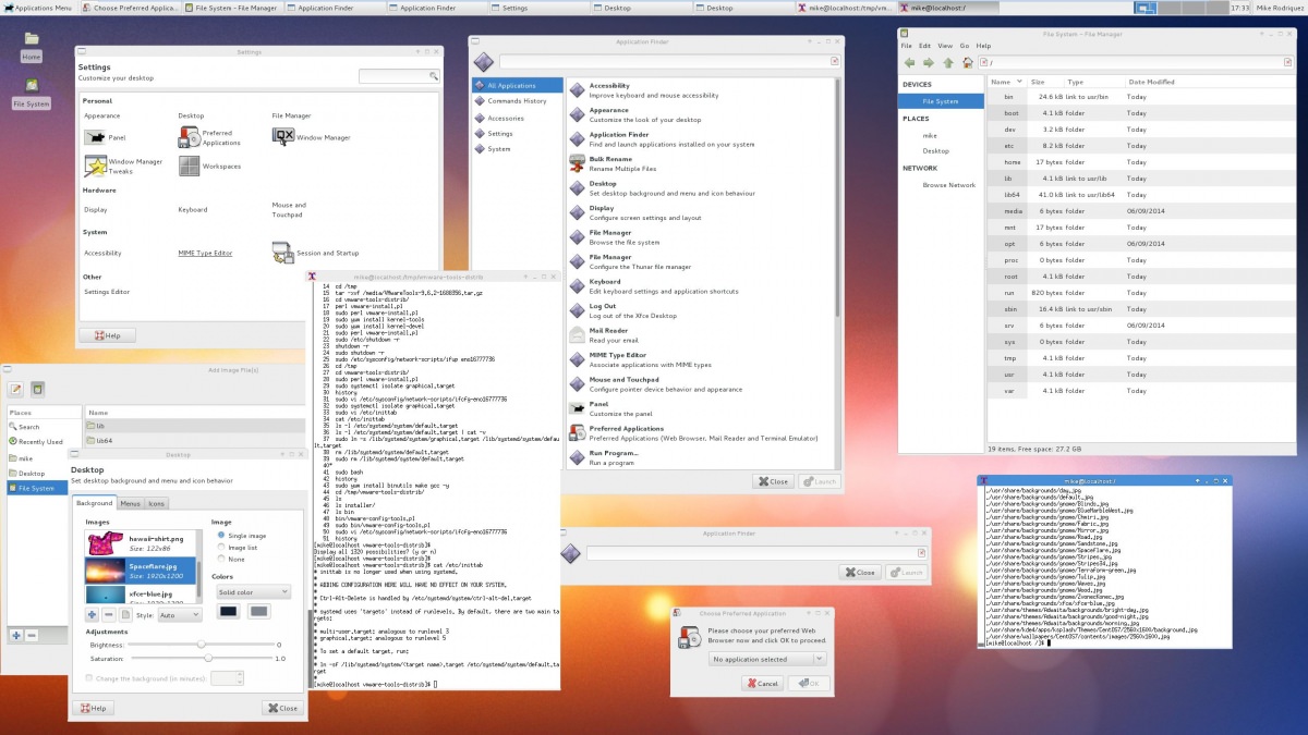 CentOS 7 Xfce Desktop