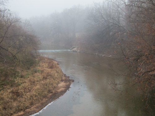 Foggy Smoky Hill River