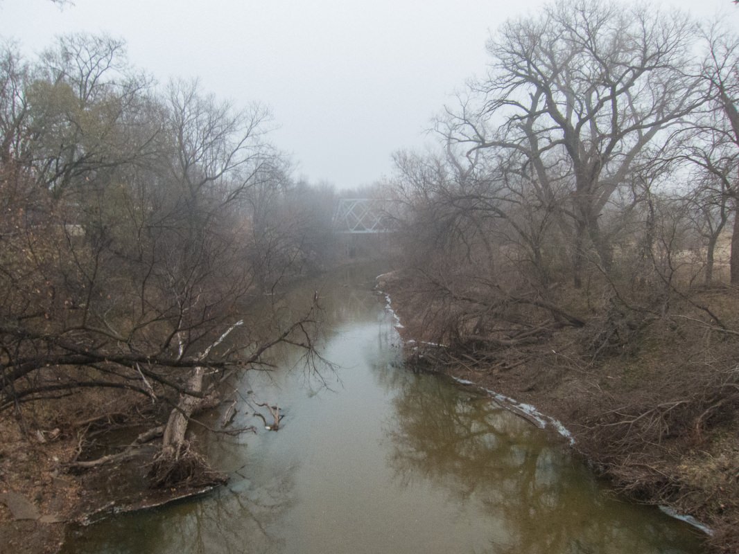 Foggy Smoky Hill River