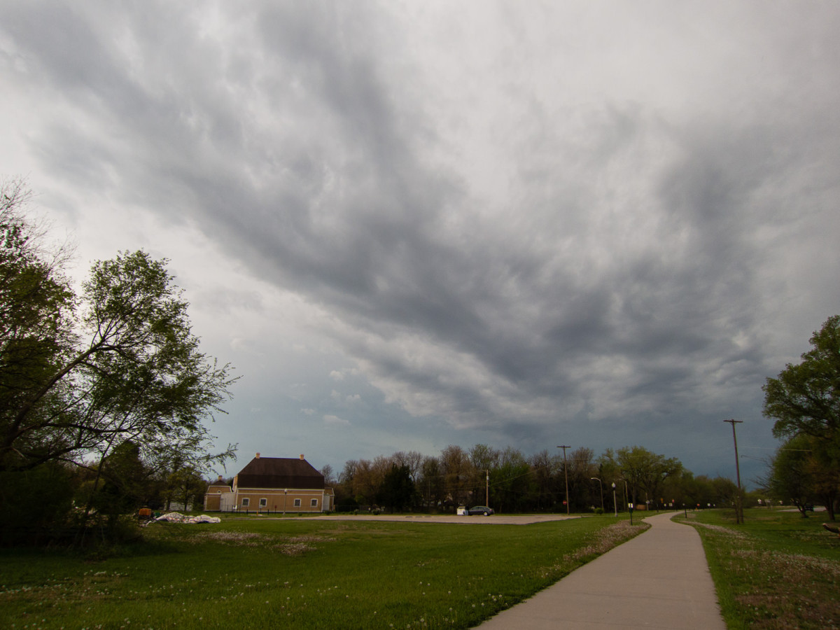 Stormy Ride on the Trail