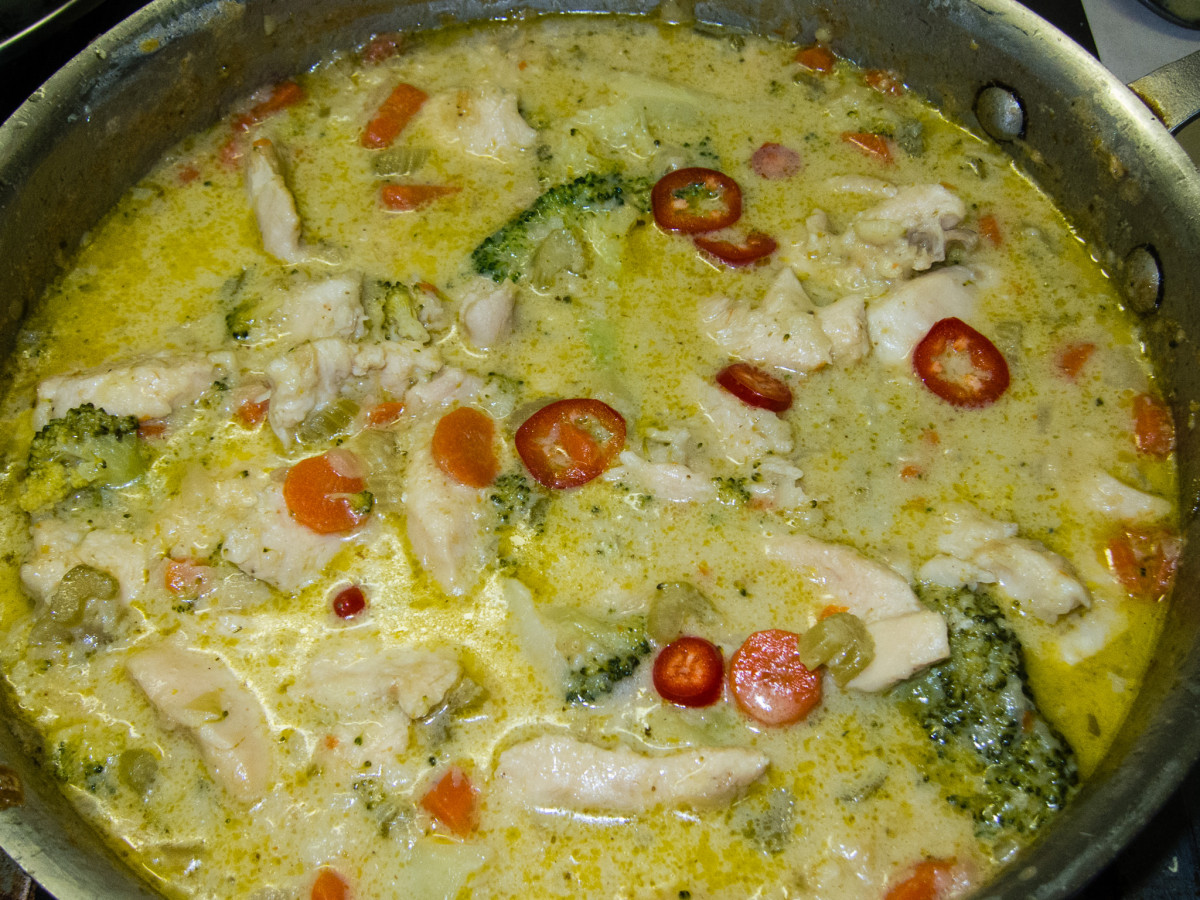 Thai green curry