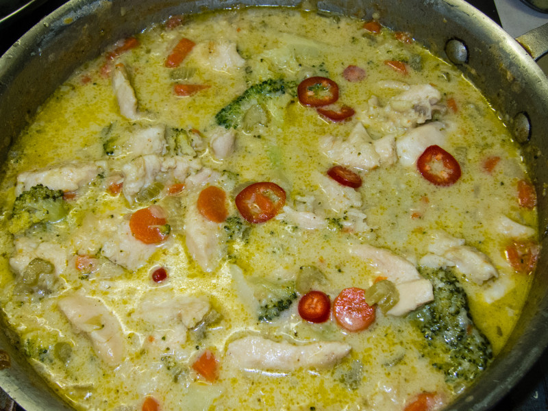 Thai green curry