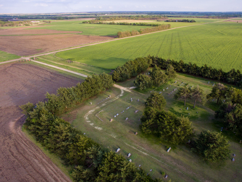 Above Rosehill Cemetery
