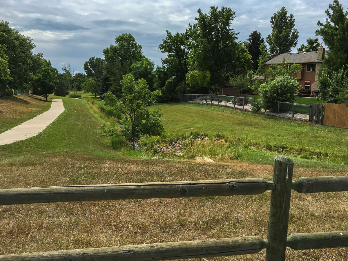 View from Louisville CO Bike Trails