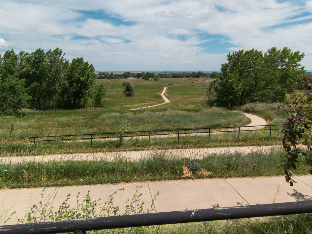 View from Louisville CO Bike Trails