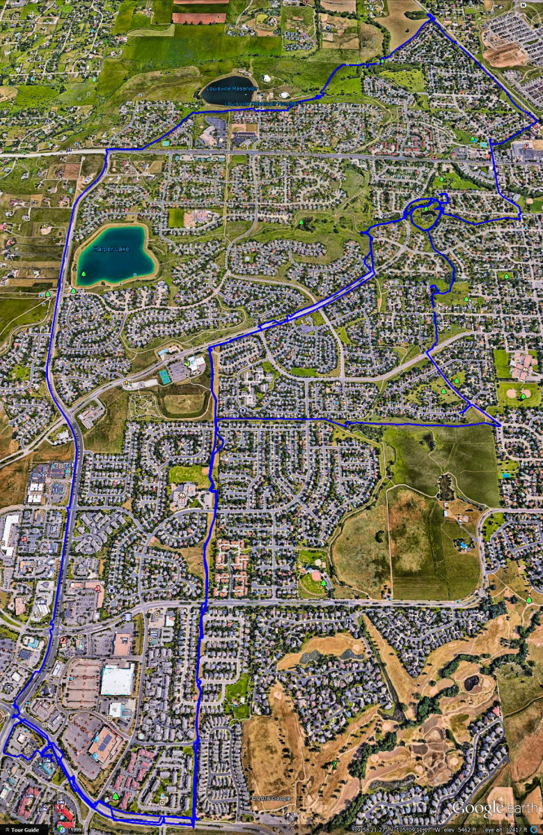 Ride Map Louisville CO Bike Trails
