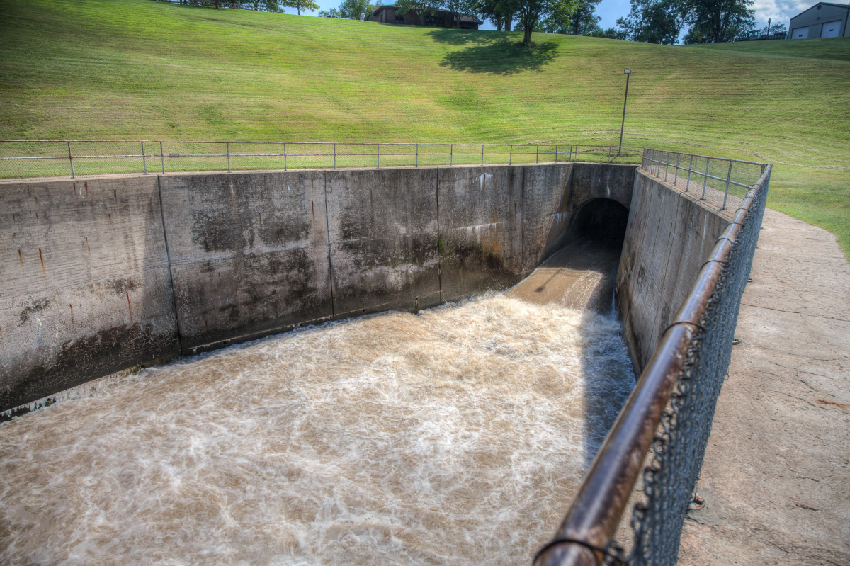 Kanopolis Drive Dam Spillway