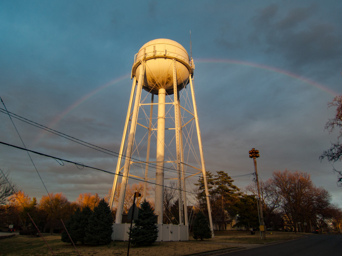 Rainbow Across Lindsborg