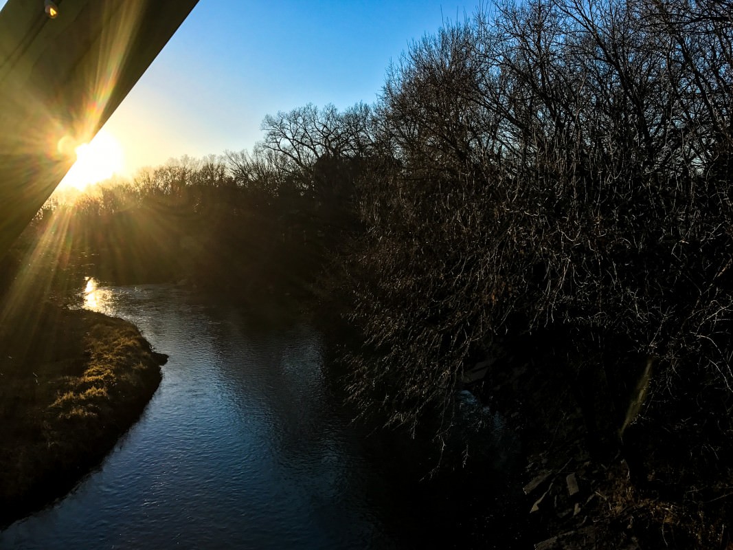 Smoky Hill River Sunset